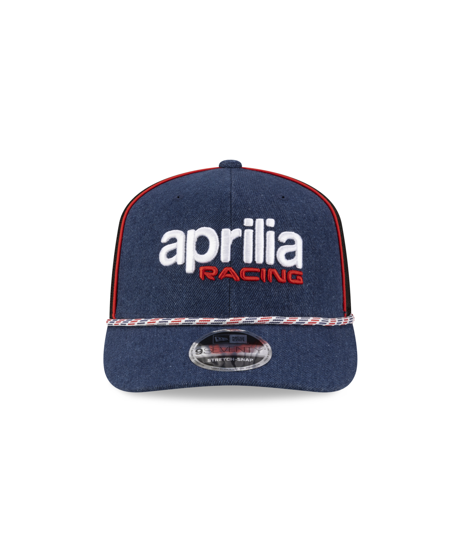 Casquette Aprilia Replica Austin New Era 9Seventy noire et bleue