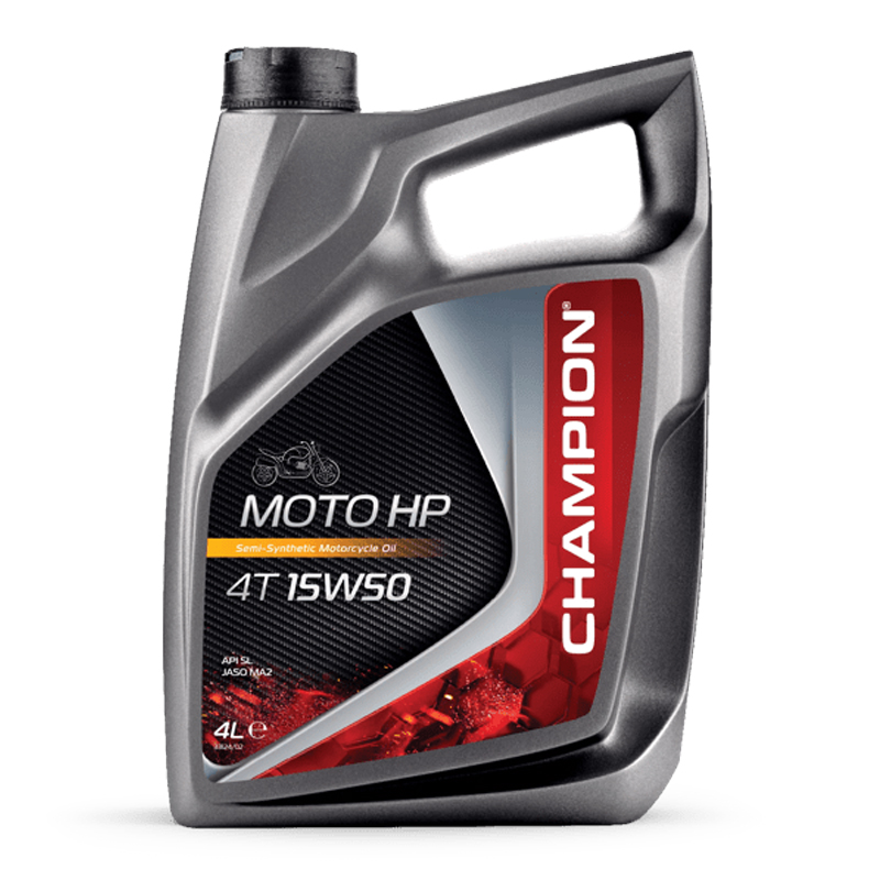 CHAMPION® Moto HP 4T 15W-50 Huile moteur - 4 litres