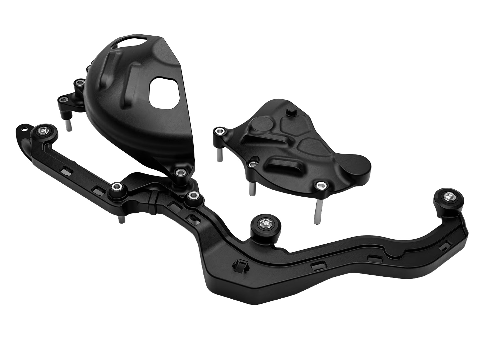 Arceau de protection en aluminium noir pour moteur pour Aprilia RSV4 / Tuono V4 1100 (25-)