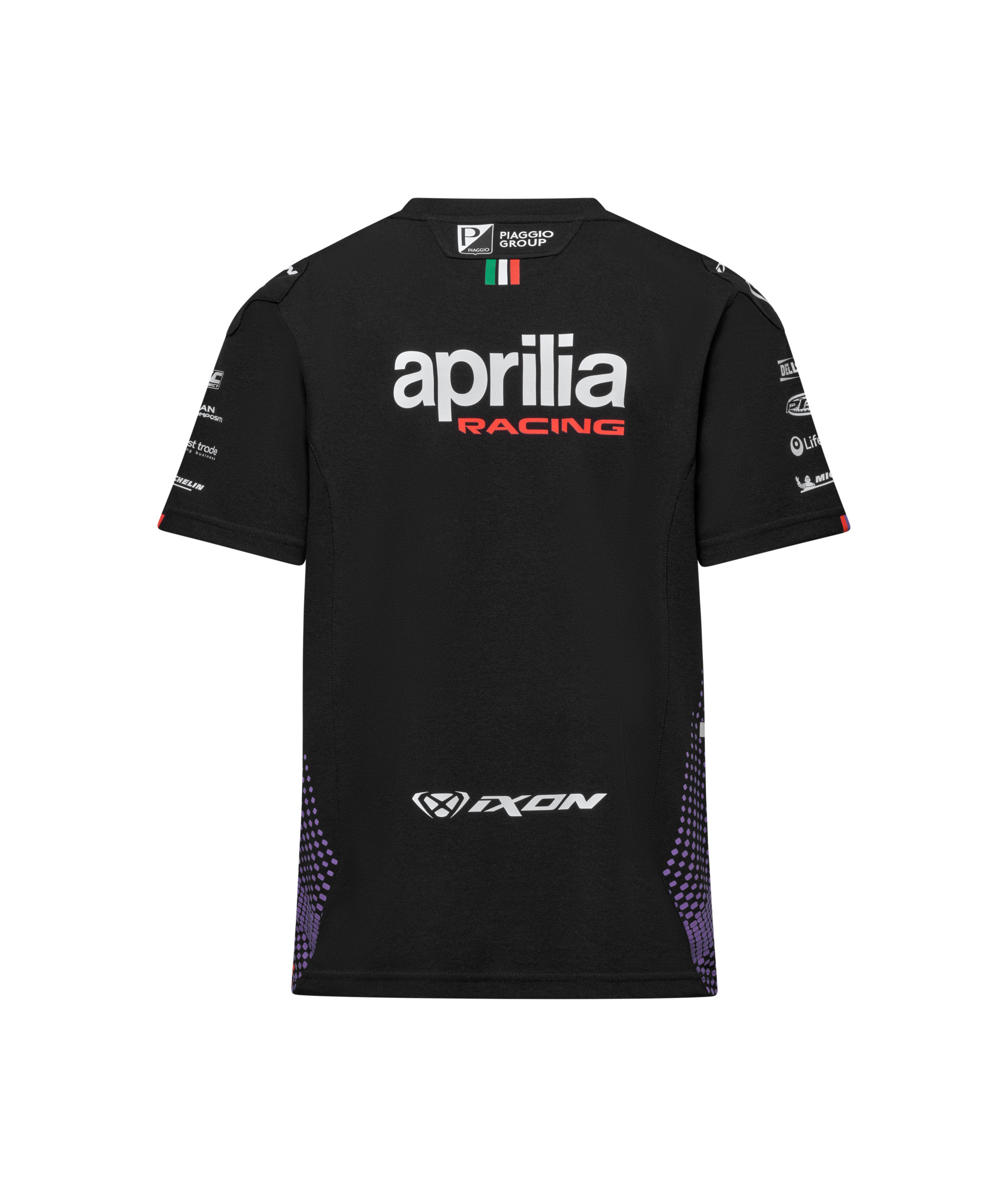 T-shirt Aprilia Racing Team Replica 2026 pour homme, noir
