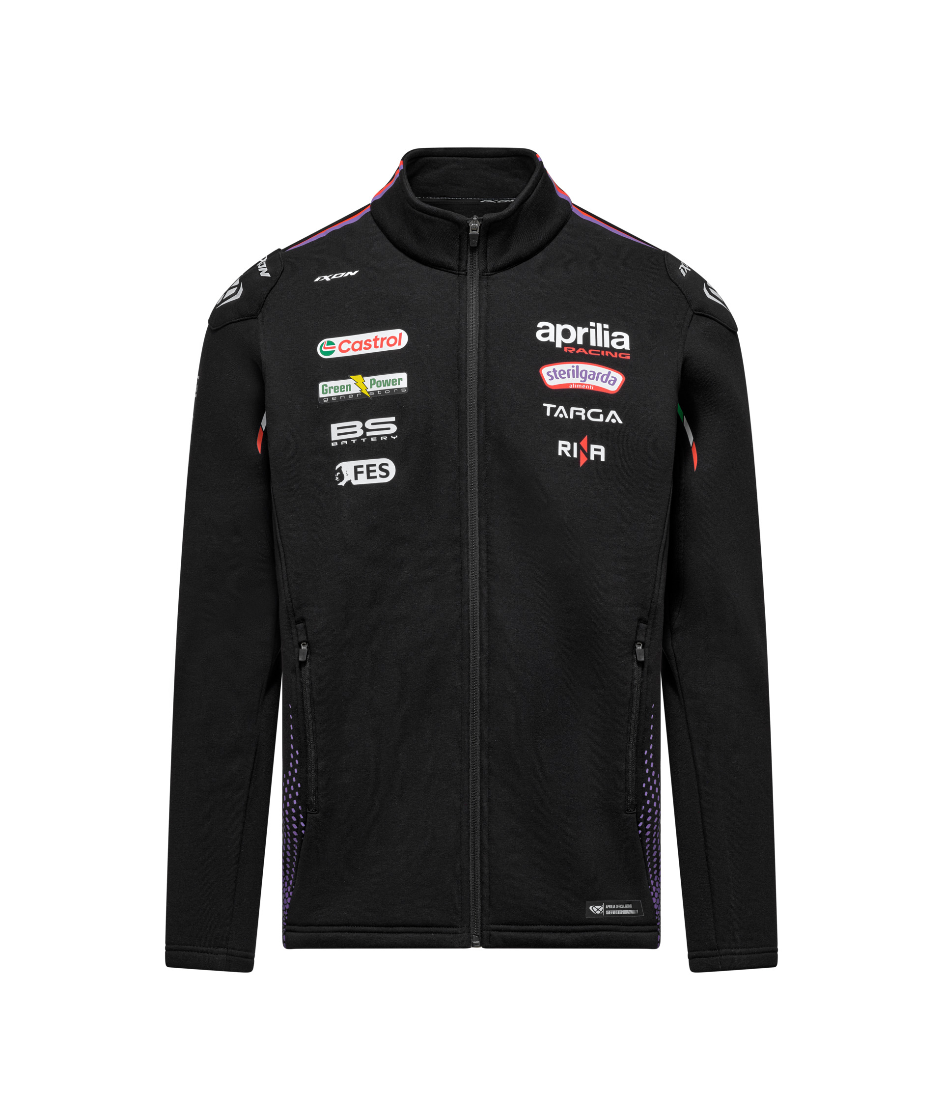Sweat à capuche zippé Aprilia Racing Team Replica 2026 pour homme, noir