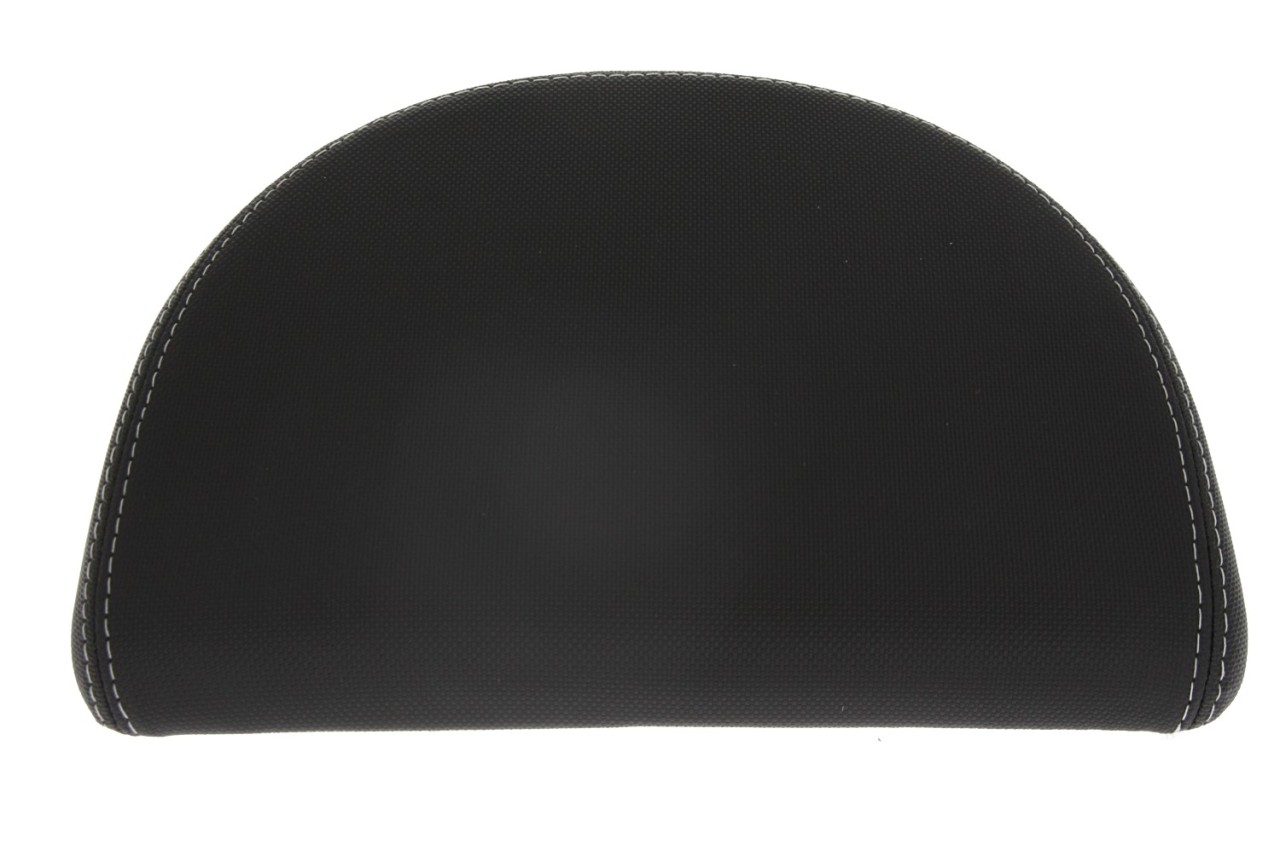 Coussin dorsal anthracite couture noire pour topsase Aprilia SR GT 125 / 200