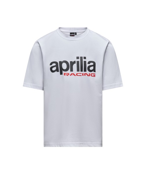 Aprilia T-shirt Racing Colorful homme blanc