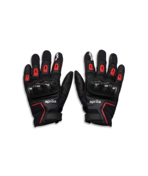 Aprilia gants hommes noir rouge