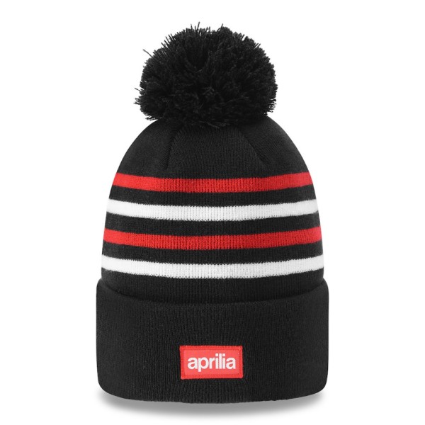 Aprilia bonnet tricoté NEW ERA noir, rouge, blanc