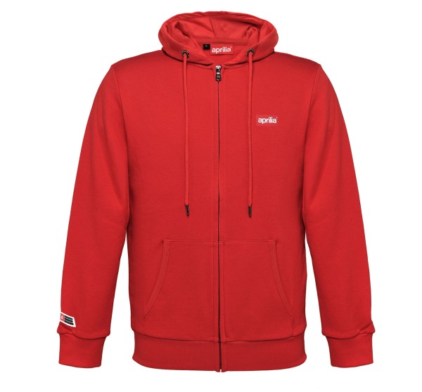 Sweat-shirt unisexe rouge Aprilia